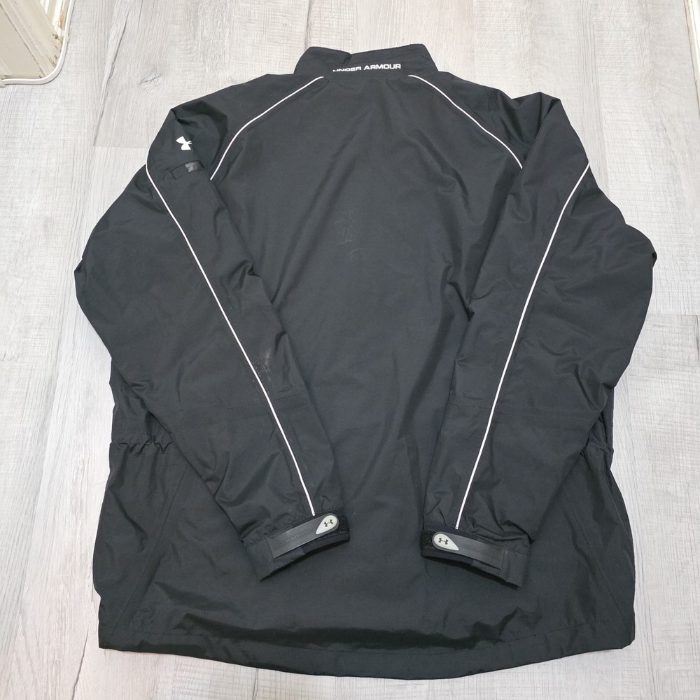 Under Armour Men's Sz Large Performance Golf Jacket DNA Windbreaker Rain Reflect - Picture 7 of 15